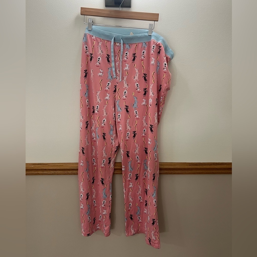 EUC Munki Munki Dogs Balancing Hot Dog Pajama Pants Bottoms Size 3XL